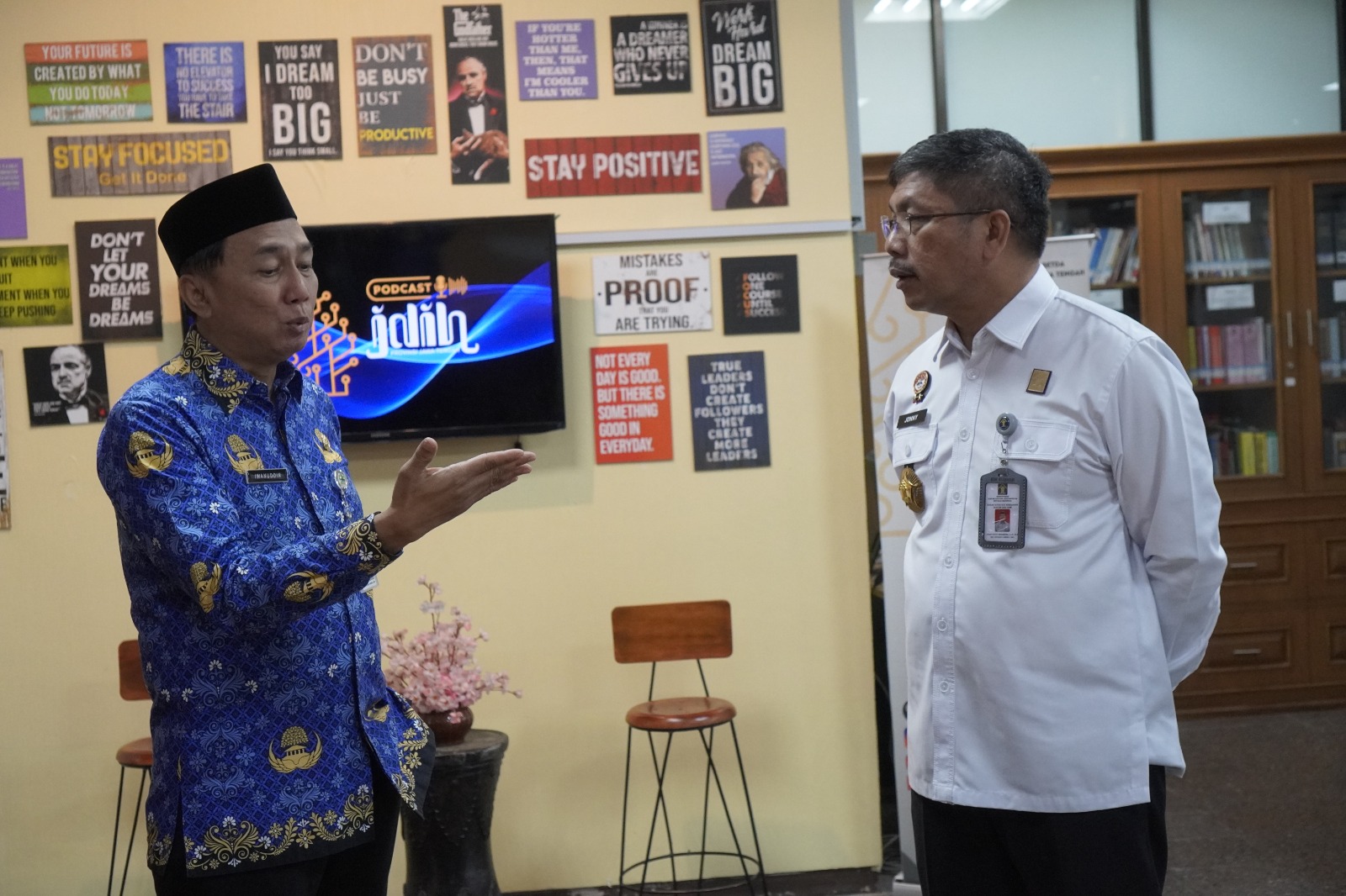 Kunjungan Kepala Pusat JDIH Nasional ke Perpustakaan JDIH Biro Hukum Setda Provinsi Jawa Tengah